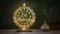 Eid Mubarak lamp shines with intricate design and heartfelt message