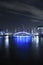 Eidai Bridge and Sumida River in Tokyo, Japan