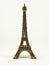 Eifel tower model on white background