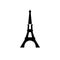 Eifel tower vector logo. Paris logo. Paris emblem. Eifel tower icon. A,H letters logo. Vector