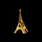 Eifel tower vector logo. Paris logo. Paris emblem. Eifel tower icon. A,H letters logo. Vector
