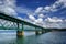 Eiffel bridge over Lima River in Viana do Castelo