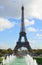 Eiffel tour and fountains of Trocadero