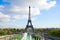 Eiffel tour and fountains of Trocadero