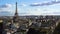 Eiffel tour and Paris cityscape