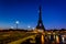 Eiffel Tower and d\'Iena Bridge at Dawn, Paris