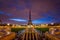 Eiffel Tower at dawn from Trocadero, Paris, France