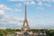 Eiffel tower, famous landmark and travel destination in France, Paris