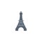 Eiffel Tower flat icon