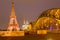 Eiffel Tower, Hohenzollern Bridge and Cologne Cathedral, Germany