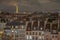 eiffel tower illuminated at night highlighted in paris