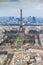 Eiffel tower from Montparnasse