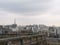 Eiffel tower and Paris cityview from the National Domain of Saint Cloud park