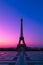 The Eiffel Tower in Paris at Dawn