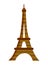 Eiffel tower in Paris. European landmark