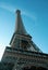 Eiffel Tower from Paris, France, photographed through love lockers placed by tourists. outdoor photography.