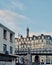 The Eiffel tower and the parisian haussmannian building, Landmark of Paris, France