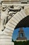 The Eiffel Tower seen from under the Bir-Hakeim br