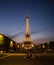 Eiffel Tower on a September evening, Paris, France