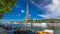 The Eiffel tower timelapse hyperlapse from embankment at the river Seine in Paris