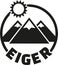 Eiger mountain button