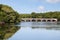 Eight arch bridge over Bosherston lakes