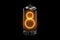 Eight. Digit 8. Nixie tube indicator digit. Gas discharge indicators and lamps. 3D. 3D Rendering