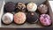 Eight Yummy Donuts