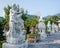 Eighteen Arhat statues at Linh Ung Pagoda in Danang, Vietnam