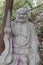 Eighteen venerable stone carving-Large statue