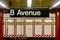 Eighth Avenue Subway Station - New York City