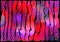 An eighties/nineties 80`s/90`s style vibrant blue, pink, purple and red vertical stripe pop art effect design with zig zag,