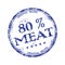 Eighty percent meat
