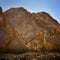 Eilat sand mountains above the Aqaba gulf