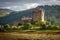 Eilean Donan Castle from 13th century in the centre of three lochs - Alsh, Duich, Long, in Dornie, Kyle of Lochalsh