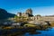 Eilean Donan Castle in Highland, Scotland in Autumn season