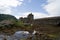 Eilean Donan castle with reflection