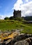 Eilean donan castle and rocks
