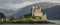 Eilean Donan Castle is a small island in Loch Duich
