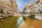 Ein Avdat National Park in the desert