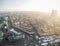 Eindhoven Cityscape, Netherlands. Sunset Light