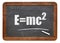 Einstein equation on blackboard