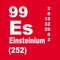 Einsteinium Periodic Table of Elements