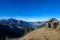 Eisenerzer Reichenstein - An abandoned cottage in an alpine landscape near Eisenerz in Styria, Austria.