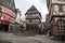 Eisenmarkt, small square lined by traditional timber-framed houses, Wetzlar, Germany