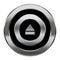 Eject icon silver