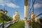 Ekaterinburg . Chamber theatre street of the proletarian overlooking the Temple-on-blood