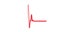 Ekg - electrocardiogram: Heartbeat Monitor in Glowing Red as 4k Rendered Animation Footage.