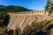 El Burguillo Reservoir (Embalse de El Burguillo) dam on Alberche River, Avila, Spain