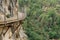 El Caminito del Rey dangerous footpath over wall